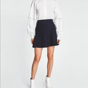 Zara Structured Black Mini Skirt XS​